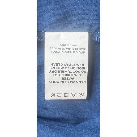 Bloomchic Plus Size 3X Blue Lace & Chiffon Maxi Dress With Flutter Sleeves - Picture 11 of 12